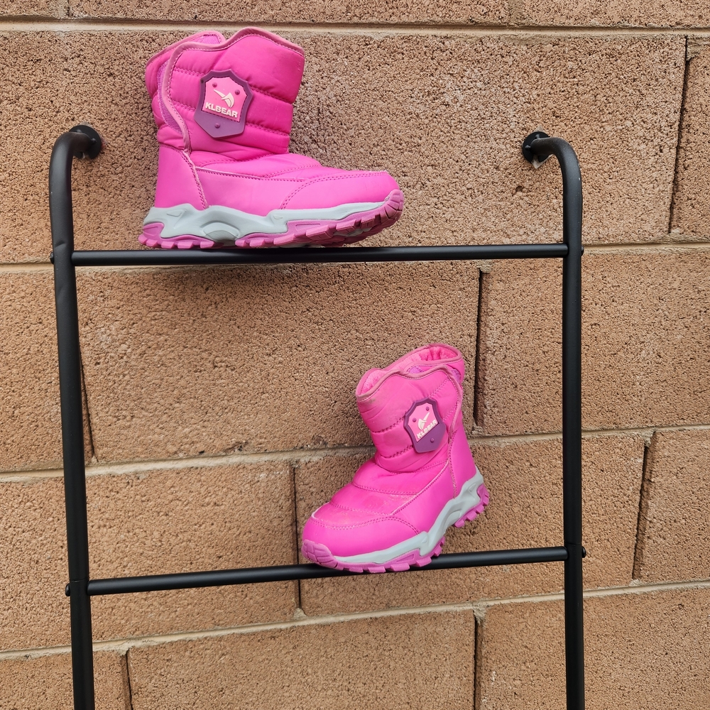 KLBEAR Vibrant Pink Kids' Snow Boots